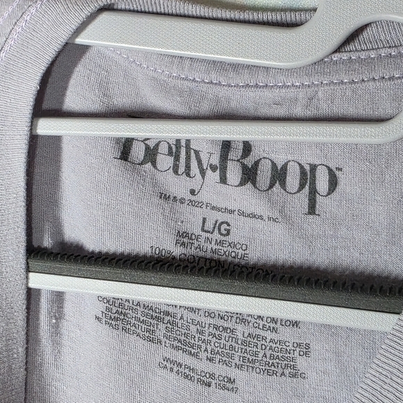 Betty Boop Grey Retro Graphic T-Shirt Size Large - Picture 3 of 5